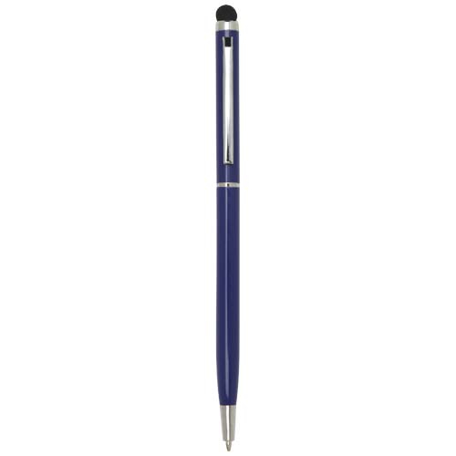 Stylo bille en aluminium avec stylet à personnaliser Ore Bleu ocean